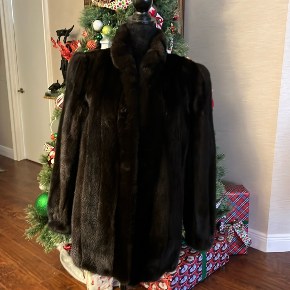 Giorgio Sant’ Angelo Mink Jacket size small.  Kept in pristine condition.